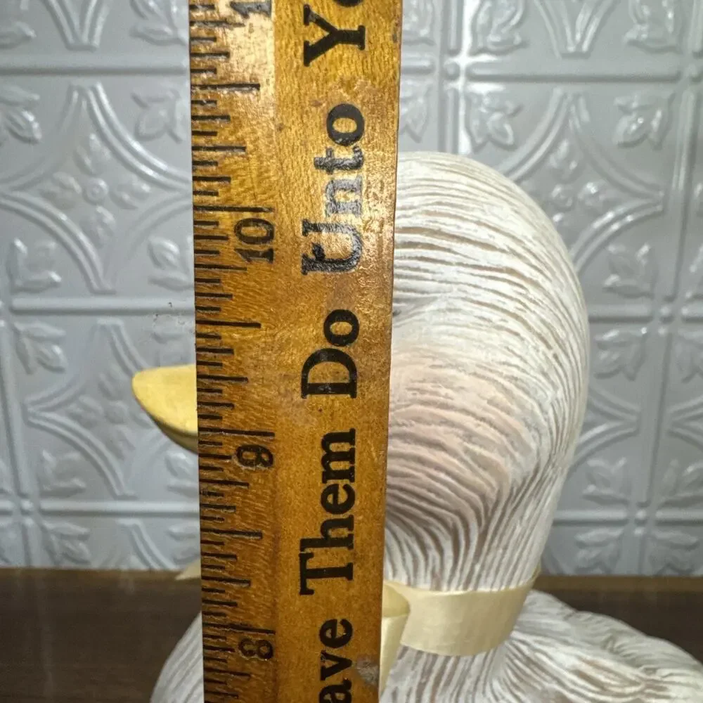 Vtg Dona Ceramic Painted Duck Duckling Mold Pink Farmhouse Country Core Large